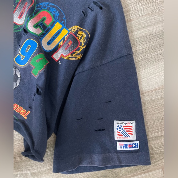 LF FURST OF A KIND oversize crop tee World Cup - Picture 2 of 6